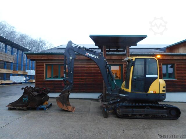 мини-экскаватор Terex TC75 mit 5 Löffel