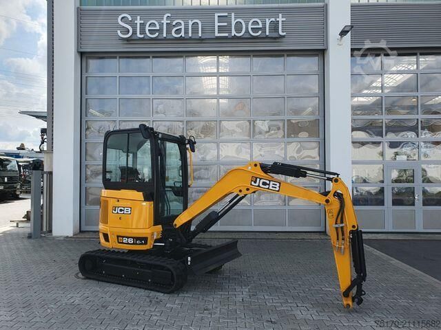 мини-экскаватор JCB 26C-1 Pro Cab / Neufahrzeug / Planierschild