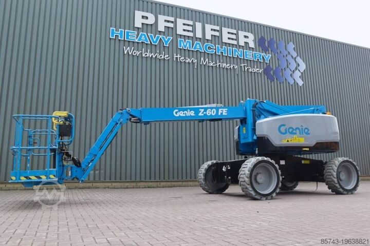 Шарнирно-телескопическая рабочая платформа Genie Z60/37FE Hybrid, 4x4 Drive, 20m Working Height, 11