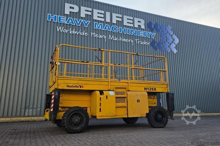 Ножничный подъемник Haulotte H12SX Diesel, 4x4 Drive, 12m Working Height, 700kg