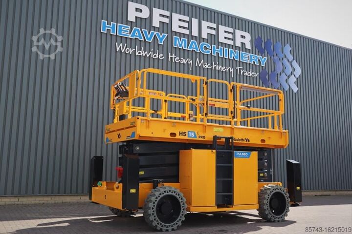 Ножничный подъемник Haulotte HS15EPRO Valid Inspection, *Guarantee! Full Electr