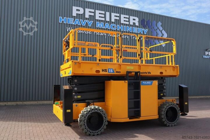 Ножничный подъемник Haulotte HS15EPRO Valid Inspection, *Guarantee! Full Electr
