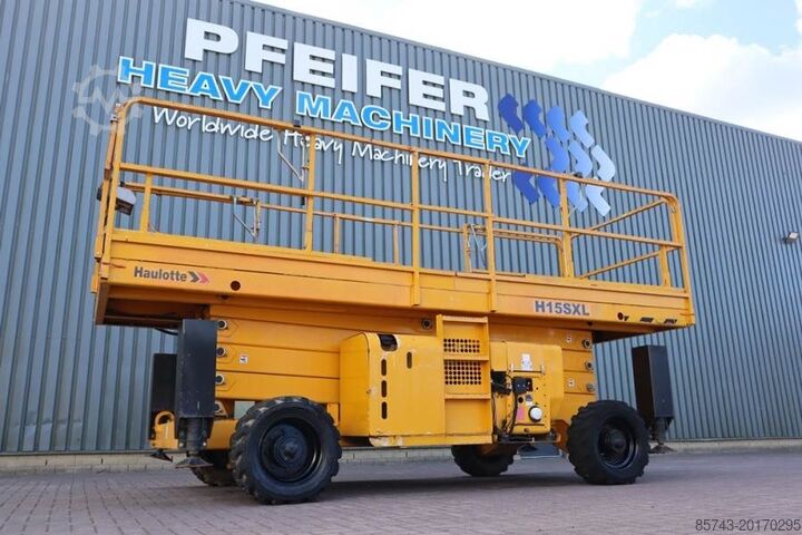 Ножничный подъемник Haulotte H15SXL Diesel, 4x4 Drive, 15m Working Height, 500k