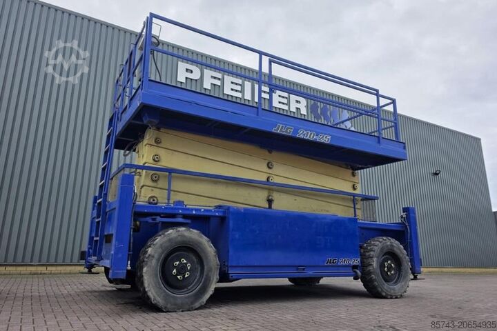 Ножничный подъемник JLG 210-25 Diesel, 4x4 Drive, 23m Working Height, 1000