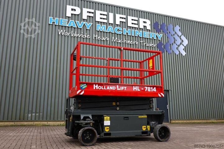 Ножничный подъемник Holland Lift Ecostar HL-7814 Electric, 10m Working Height, 450k