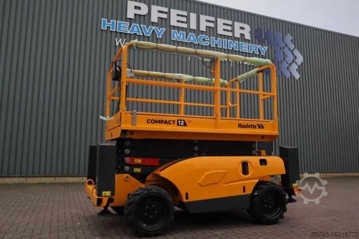 Ножничный подъемник Haulotte Compact 12DX Valid Inspection, *Guarantee! Diesel,