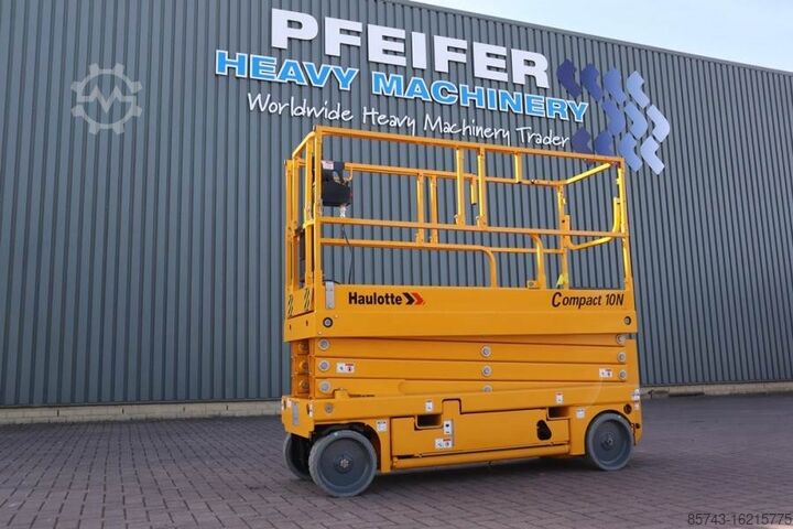 Ножничный подъемник Haulotte Compact 10N Valid Iinspection, *Guarantee! 10m Wor