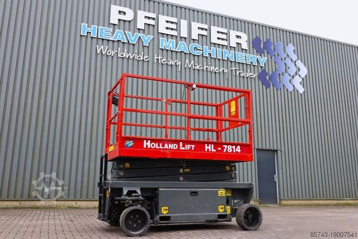 Ножничный подъемник Holland Lift Ecostar HL-7814 Electric, 10m Working Height, 450k