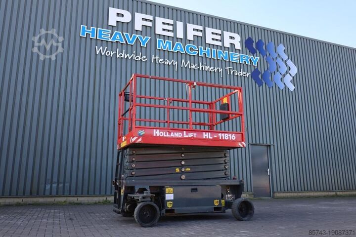 Ножничный подъемник Holland Lift Ecostar HL-11816  Electric, 14m Working Height, 30