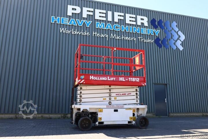 Ножничный подъемник Holland Lift Ecostar HL-11812 Electric, 14m Working Height, 300