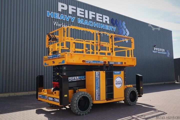 Ножничный подъемник Haulotte HS18EPRO Valid Inspection, Full Electric 4x4 Drive