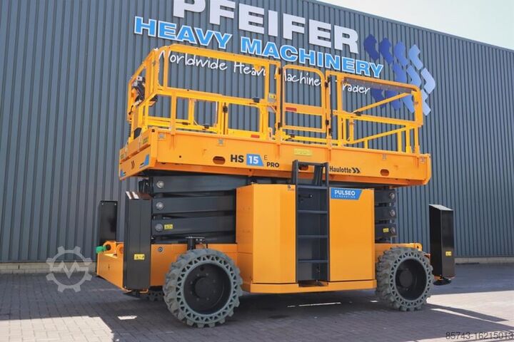 Ножничный подъемник Haulotte HS15EPRO Valid Inspection, *Guarantee! Full Electr