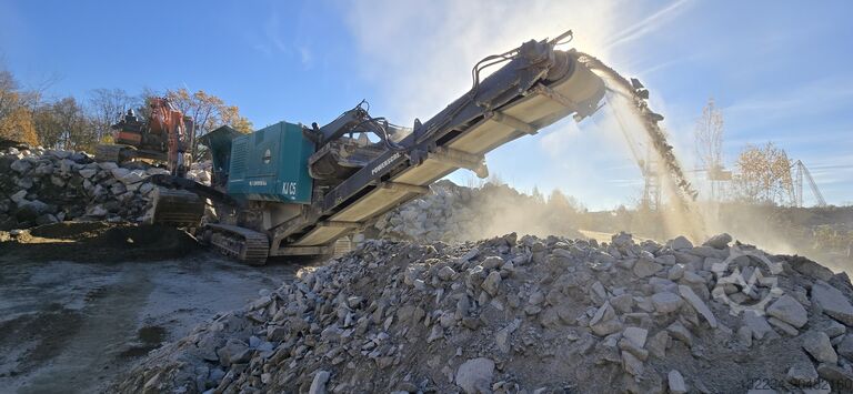 Мобильная щековая дробилка на гусеничном ходу Powerscreen Premiertrak 400 jaw crusher