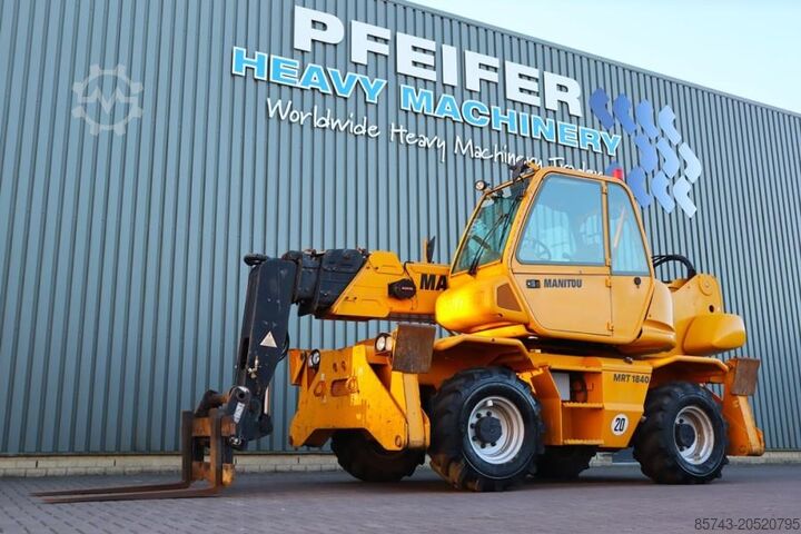 Телескопический погрузчик Manitou MRT1840 EASY Diesel, 4x4x4 Drive, 18m Lifting Heig