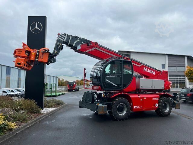 телескопический погрузчик Magni RTH 6.31 SH / Fällkran 2 / Westtech CS750