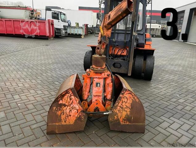 Захват земли DAF Kipper/kraan    Sand Grabs and Pallethooks and ...