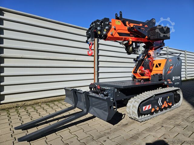 Мини-кран XM1200 - грузоподъемность 1500 кг Befard XM1200 z lemieszem i widłami