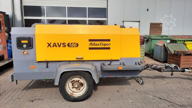 Компрессор для строительной площадки Atlas Copco XAVS 186