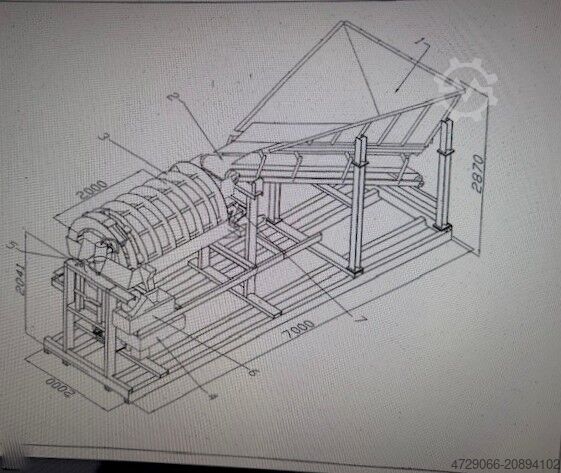 Мойка и классификация на съемной раме ETC Consult (Suisse) SA LAVCLAS 7020