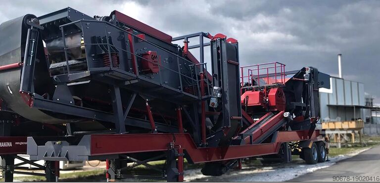 Мобильная установка дробления и сортировки камня General Makina GNR 640