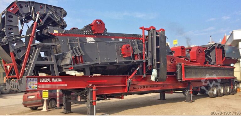 Мобильная дробильно-сортировочная установка General Makina GNR 950
