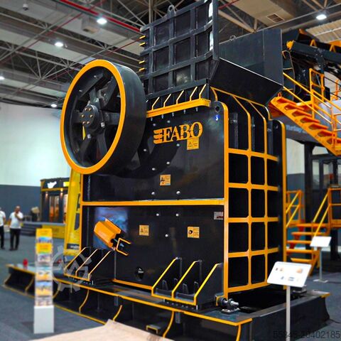 дробильное оборудование / щёковая дробилка FABO Jaw Crusher stone crushing machine 320-600 t/h