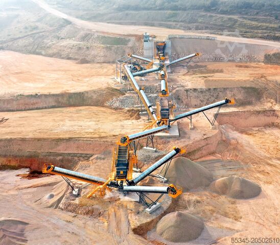 Стационарная дробильная установка FABO Stationary Crushing Plant Stationary Crushing and Screening Plants