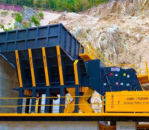 Дробильная установка FABO primary impact crusher PDK-100