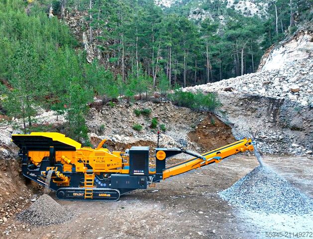 дробильное оборудование / щёковая дробилка FABO Mobile Crushing Plant Mobile Crushing and Screening Plant