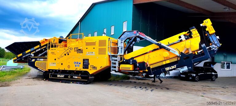 дробильное оборудование / конусная дробилка FABO Mobile Crushing Plant Mobile Crushing and Screening Plant