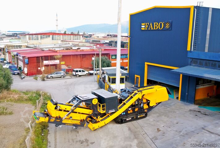 дробильное оборудование / ударная дробилка FABO Mobile Tracked Impact Crusher 450-500 tph FTI-130S