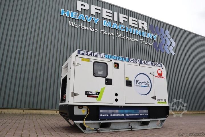 Агрегат Pramac GPW45Y/FS5 Valid inspection, *Guarantee! Diesel, 4