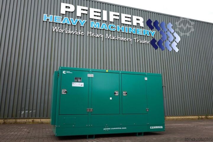 Агрегат Cummins C220D5EQ Declaration of Conformity, Diesel, 220kVA