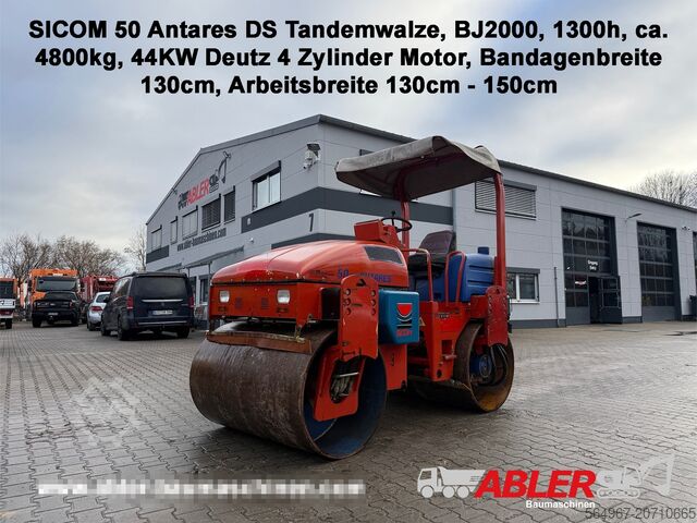 Тандемный ролик SICOM Antares DS 50 Tandemwalze Deutz Motor