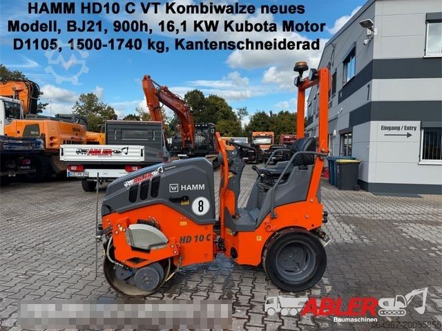 Одновальцовый каток HAMM HD10 C VT Kombiwalze neues Modell