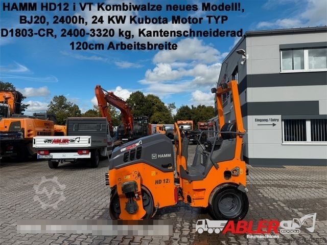 Одновальцовый каток HAMM HD12i VT Kombiwalze neues Modell