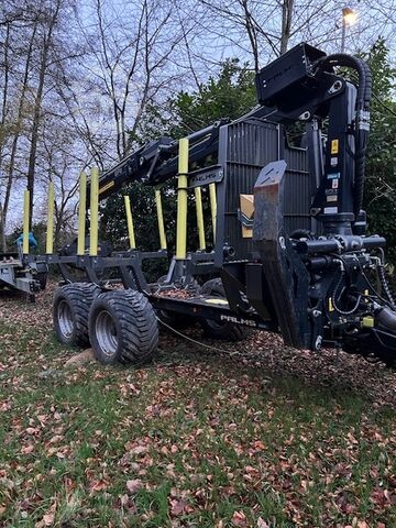 Лесовозный прицеп с краном Palms 16,30 U / FK 7.94