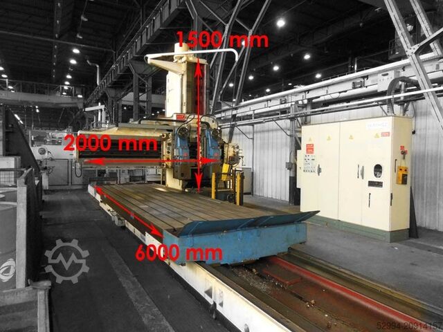 Строгальный станок с фрезерными головками или без них Berthiez X: 6000 - Y: 1500 - Z: 2000 mm