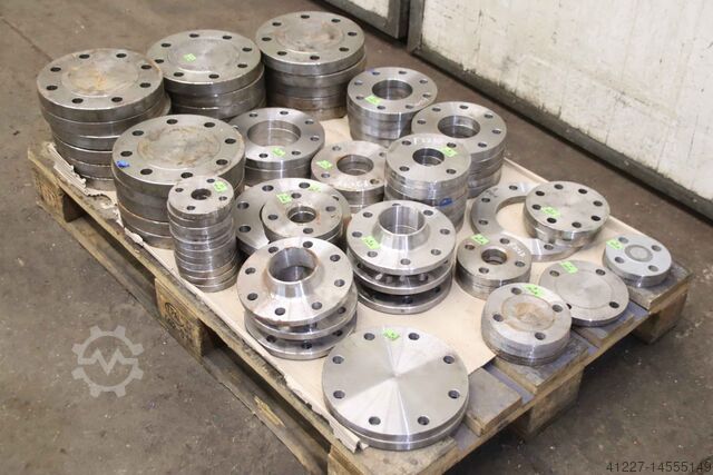 Фланцы с приварной горловиной Фланцы для труб 81 шт 467 кг unbekannt DIN EN1092-1 16 verschiedene Typen