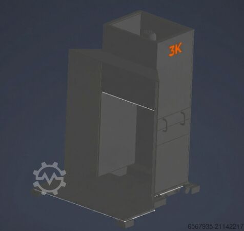 Открытая распыляющая стенка кабины 3K Power of powder mikri