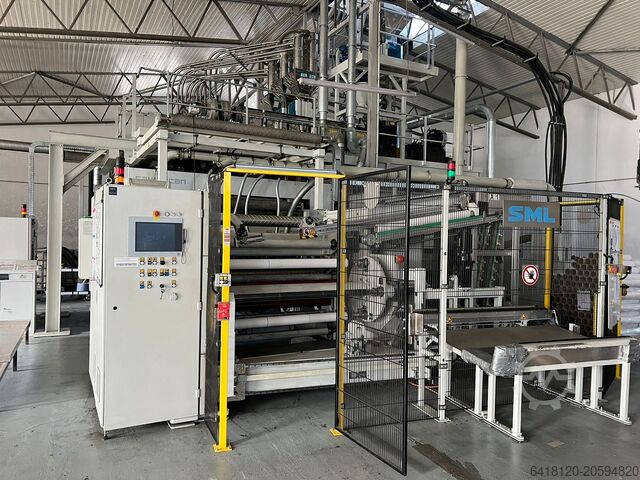 экструдер литьевого формования плёнки SML CC/90, 60, 60, 60/2100/650