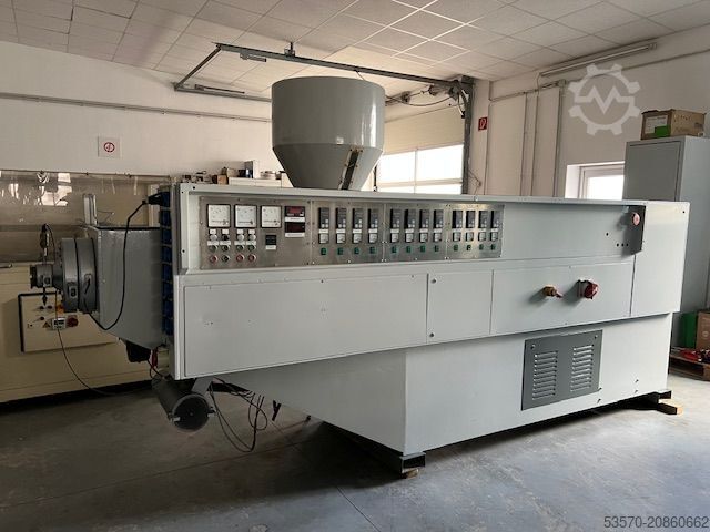 Профилирующий станок для жёстких ПВХ-профилей Weber & Blake DS-85 & 203-3-4,0 & 303-1600-270