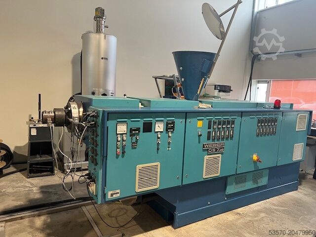 Профилирующий станок для жёстких ПВХ-профилей Weber & Uniplast/Greiner DS 7.22 & CAL-VAK-4P & CAT-PUL-2D