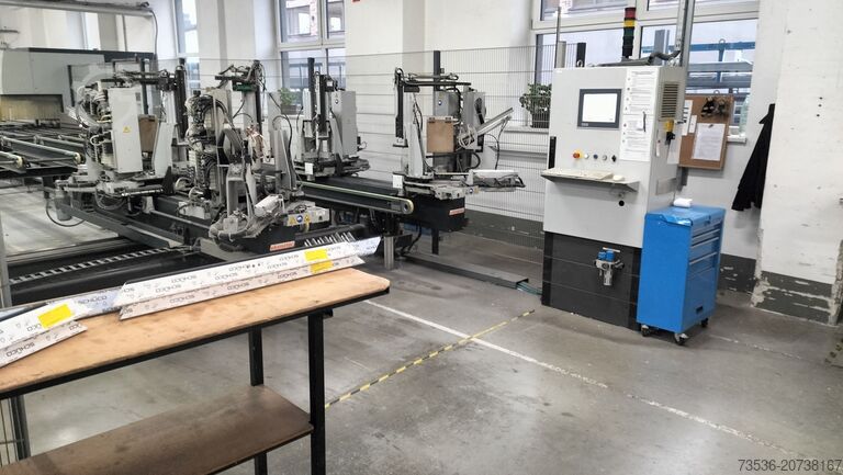 Сварочный аппарат с очистной линией Elumatec VS750