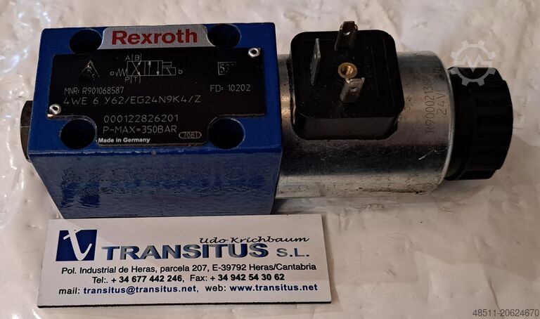 гидравлический клапан REXROTH 4WE6Y62/EG24N9K4/Z  R901068587 10202