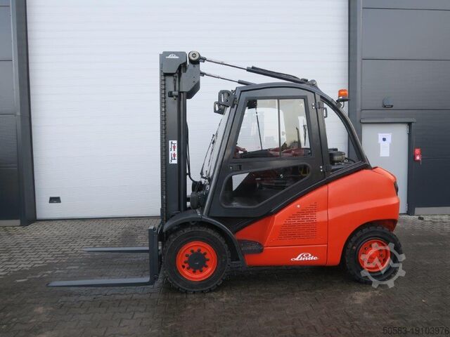 Дизельный вилочный погрузчик Linde H50D-01 - TRIPLEX