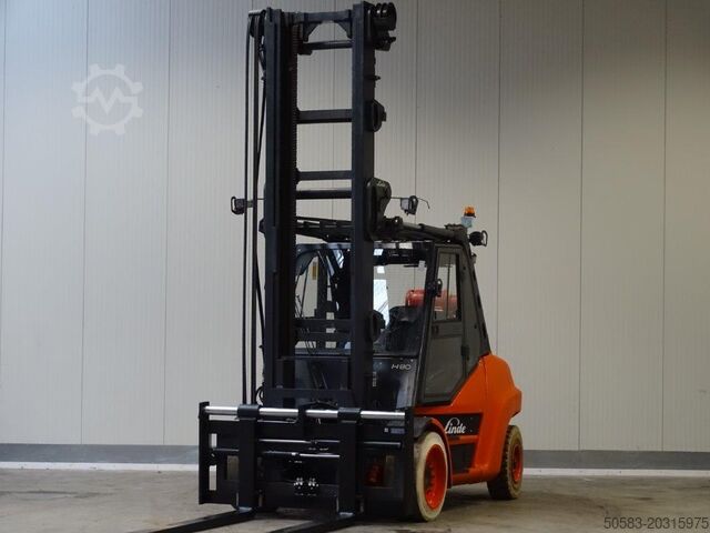 Вилочный погрузчик на сжиженном газе Linde H80T-02/900 - Motor NEU