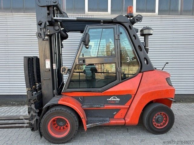 Дизельный вилочный погрузчик Linde H80D-03