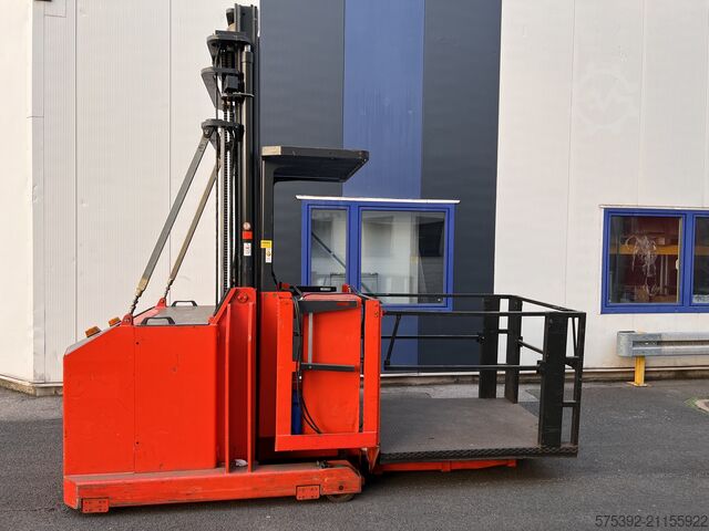 вилочный погрузчик для узких проходов, штабелер для высоких стеллажей Linde V10