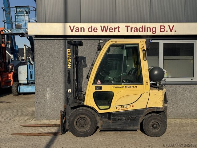 Hyster H2.00FT дуплекс 330 боковое смещение, газ (LPG), 2011 HYSTER H2.00FT duplo330 sideshift LPG 2011